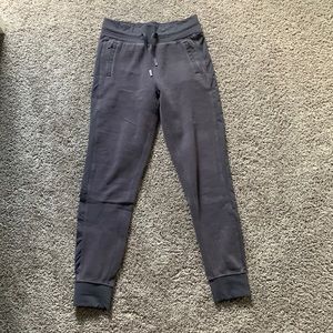 Lululemon Size 4 Charcoal Grey Joggers